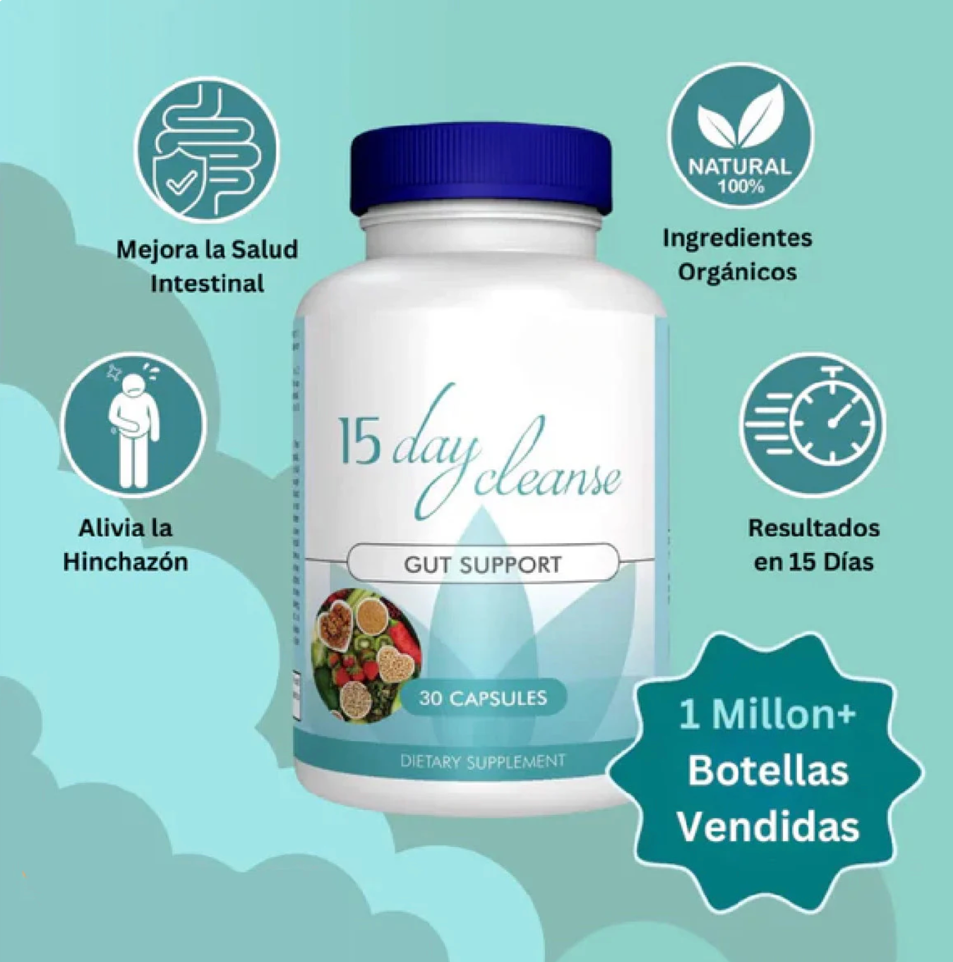 Day Cleanse™ - Hinchazón fuera, energía dentro - OFERTA SOLO POR ESTE MES