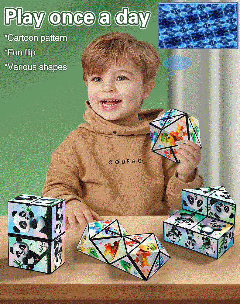 OFERTA 3X1 🎅🏻 🤩Cubo de Rubik con deformación geométrica, rompecabezas 3D, bloques de construcción