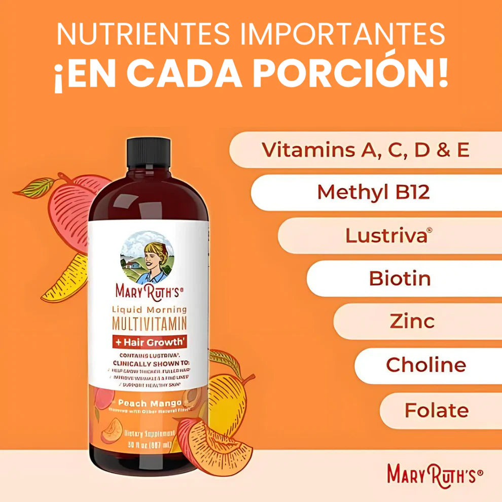 Multivitamina MARY RUTH`S: REVITALIZA TU CABELLO Y TU CUERPO