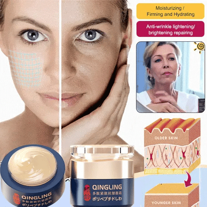 CREMA FACIAL COMPLETA REAFIRMANTE CON POLIPÉPTIDOS: CAMBIA PARA UNA PIEL HERMOSA EN 2 SEMANAS