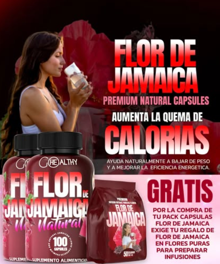Capsulas de Flor de jamaica/ Elimina toxinas acomuladas en tu cuerpo 👩🏼‍⚕️ ✅