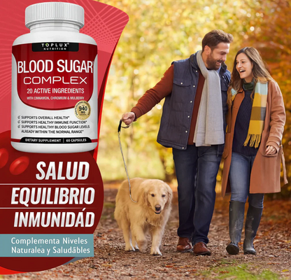 BloodSugar™ Complex l Estabiliza el azúcar en sangre OFERTA 2X1 ✅