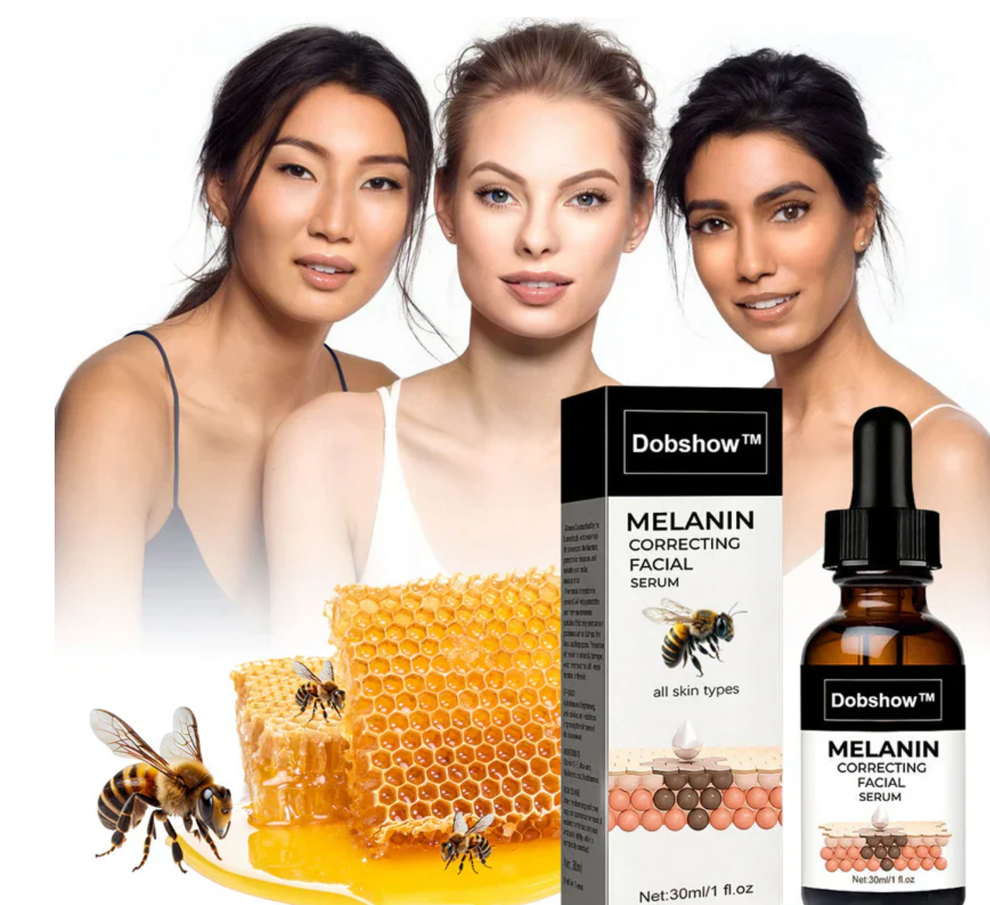 ✨Quitamanchas Rápidas-Dobshow™ Suero Facial Corrector de Melanina- LLEVA EL 2DO CON UN 50% DE DESCUENTO🔥✅