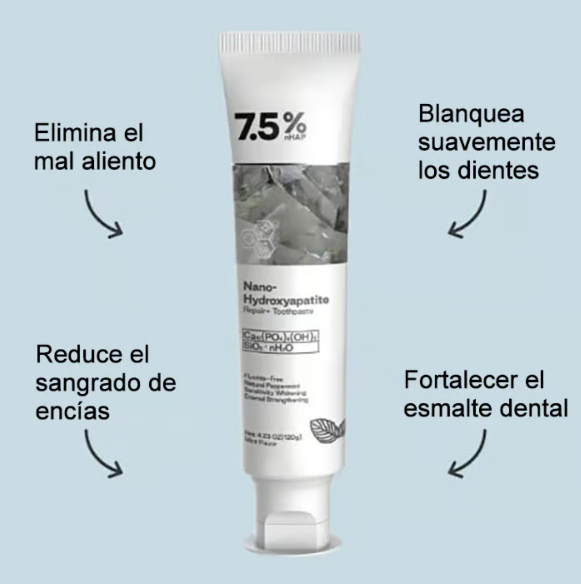 Pasta dental de hidroxiapatita sin flúor 🦷✨🔬 OFERTA 2X1 ✅