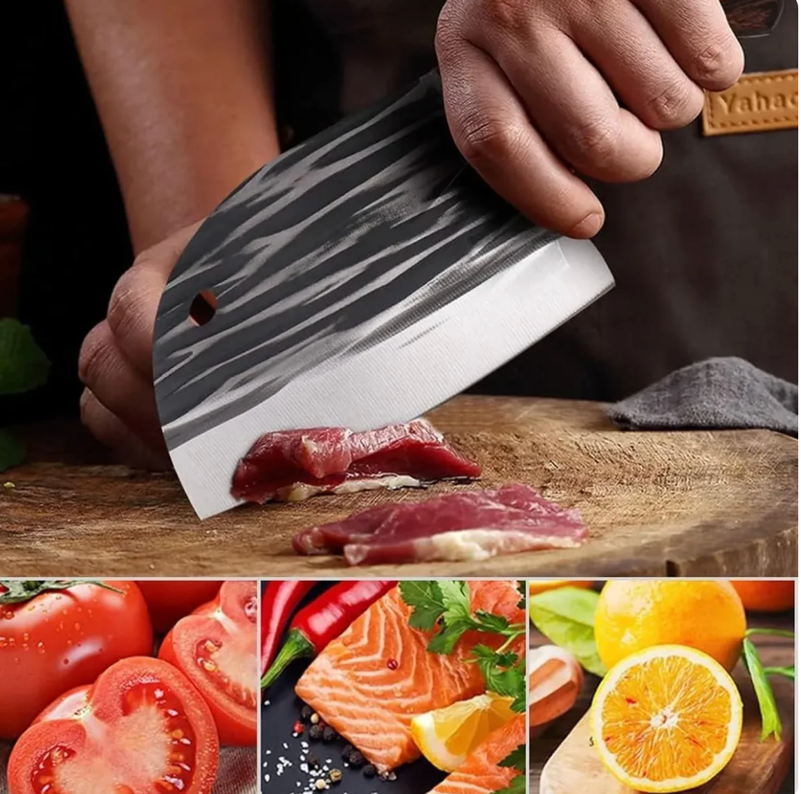 Cuchillo Profesional Japones Tazaki de Acero Inoxidable - El Más Filoso del Mundo