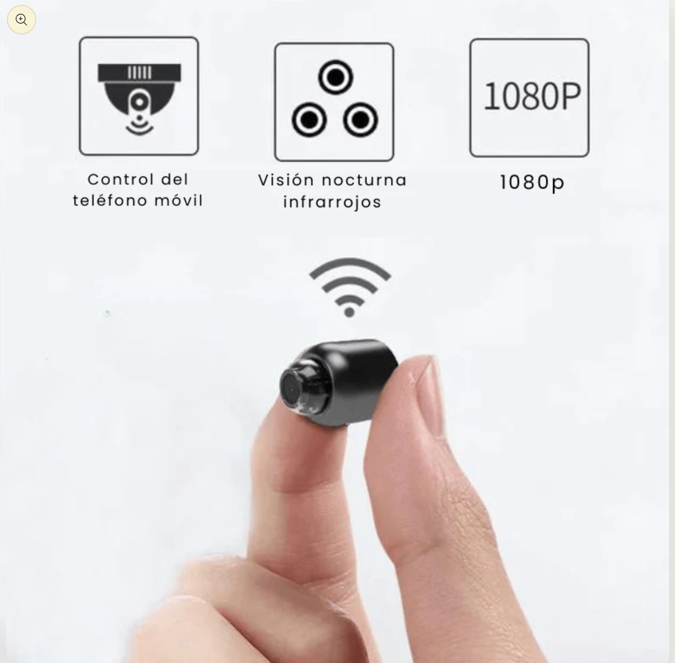 Mini Cámara de Seguridad Full HD 4K UltraVision