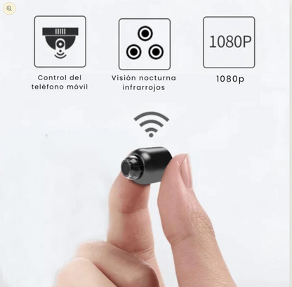 Mini Cámara de Seguridad Full HD 4K UltraVision