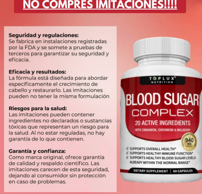 BloodSugar™ Complex l Estabiliza el azúcar en sangre OFERTA 2X1 ✅