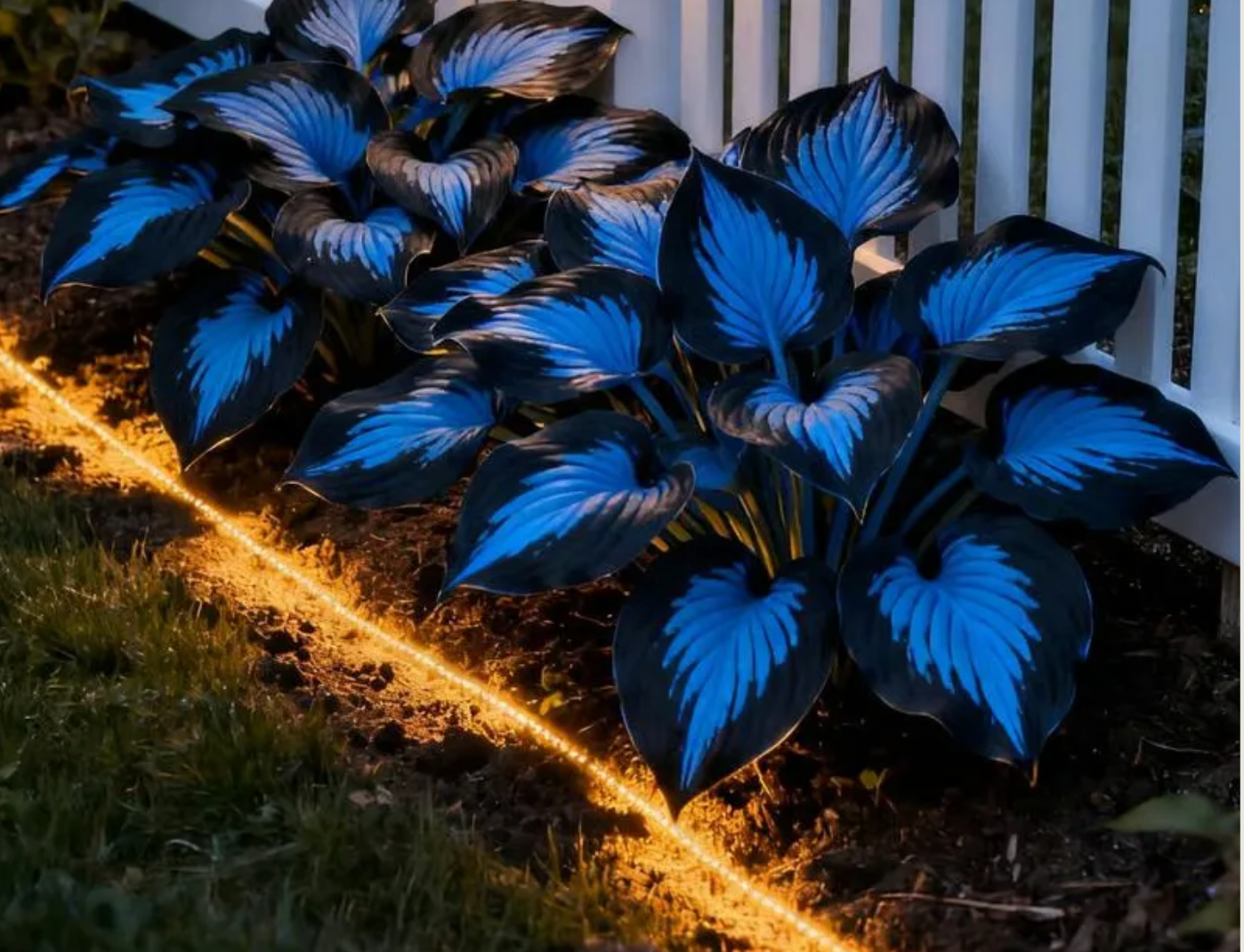💥Oferta 2025 🌌Semillas de Hosta Corazón Azul Medianoche, Planta Perenne de Sombra para Jardín