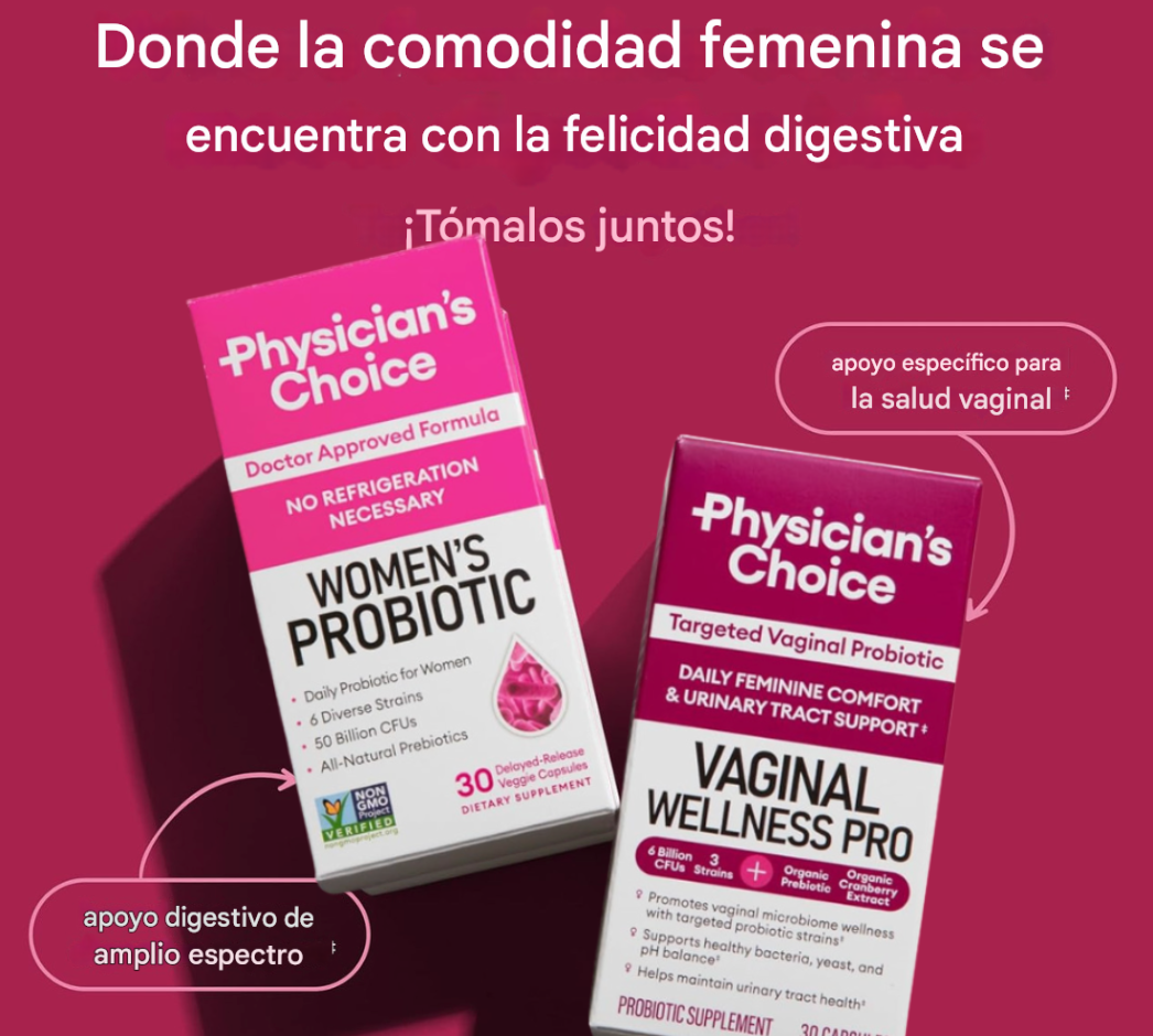 Probiótico vaginal Physician's Choice Vaginal Wellness Pro (30 unidades)