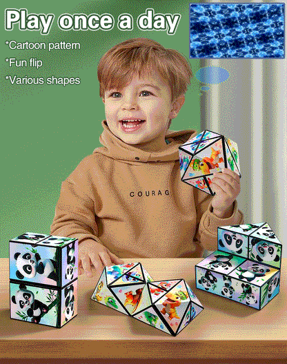 OFERTA 3X1 🎅🏻 🤩Cubo de Rubik con deformación geométrica, rompecabezas 3D, bloques de construcción