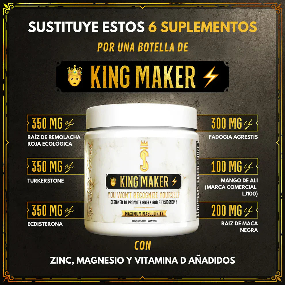 KING MAKER - Recupera tu Masculinidad OFERTA ESTE MES🔥